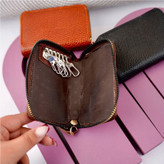 جاکلیدی مدل چرم کد JA-039 - عسلی