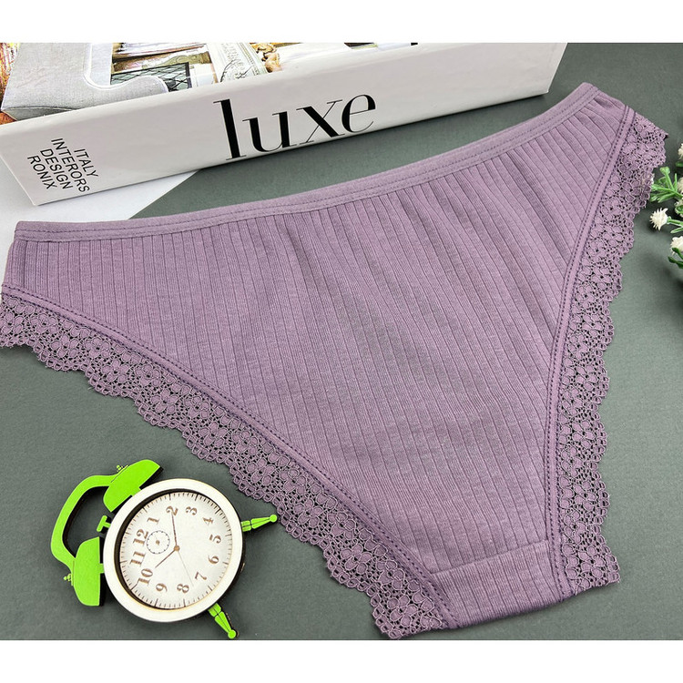 شورت اسلیپ نخی زنانه میسپل مدل لبه تور کبریتی کد SH-022