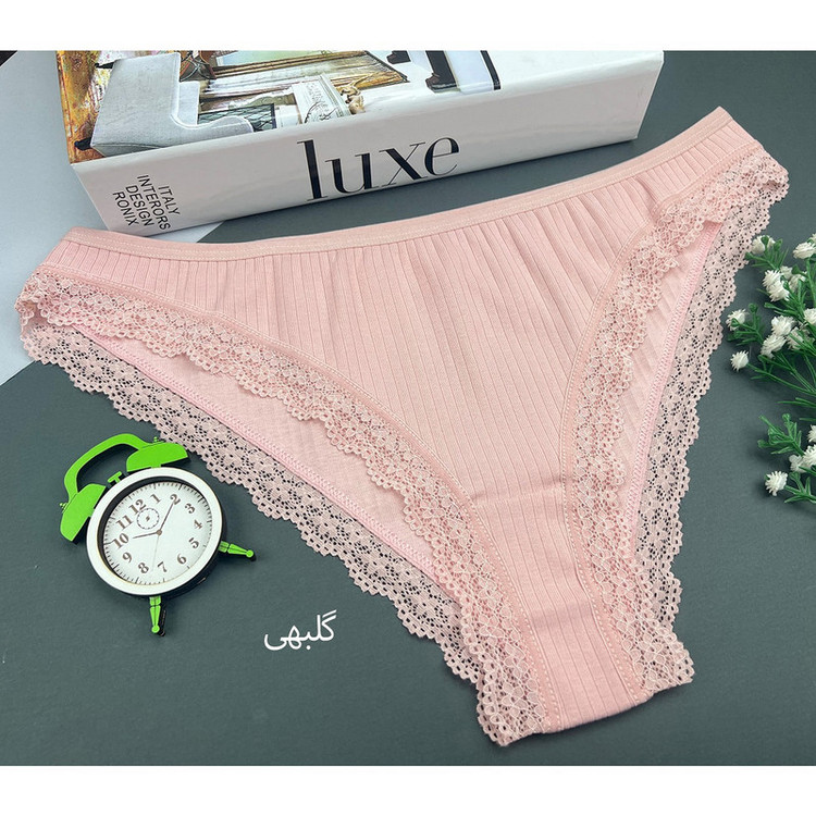 شورت اسلیپ نخی زنانه میسپل مدل لبه تور کبریتی کد SH-022