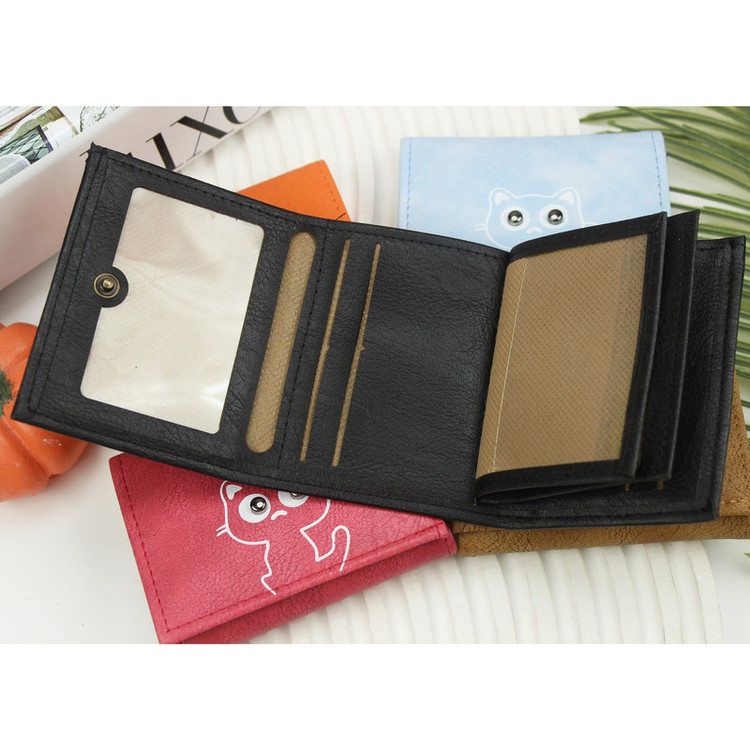 کیف پول زنانه مدل گربه کد KZD-0202