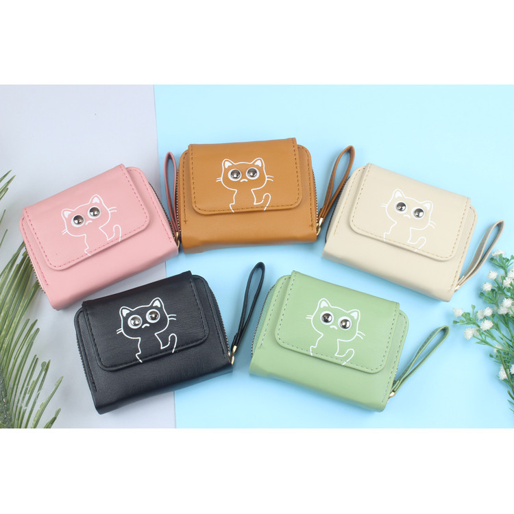 کیف پول زنانه مدل گربه کد KZD-0237