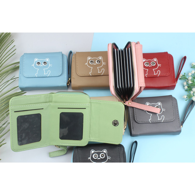 کیف پول زنانه مدل گربه کد KZD-0237
