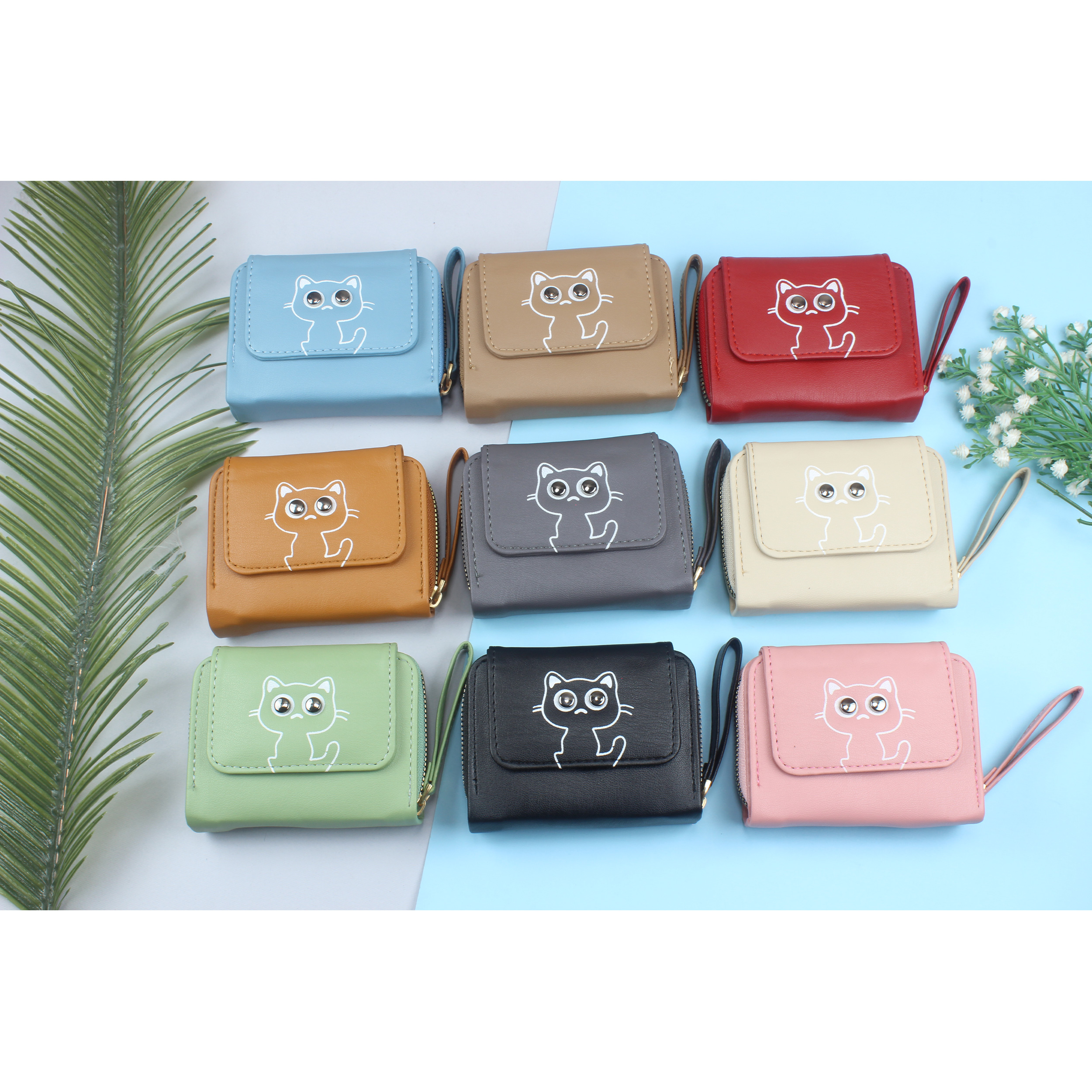 کیف پول زنانه مدل گربه کد KZD-0237