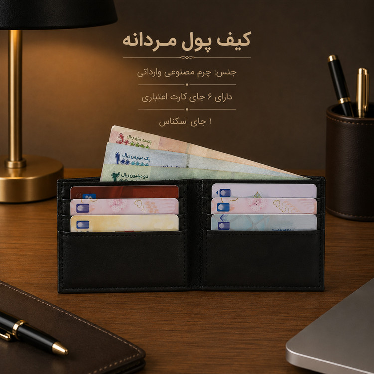 کیف پول مردانه مدل اسپرت کد K-096