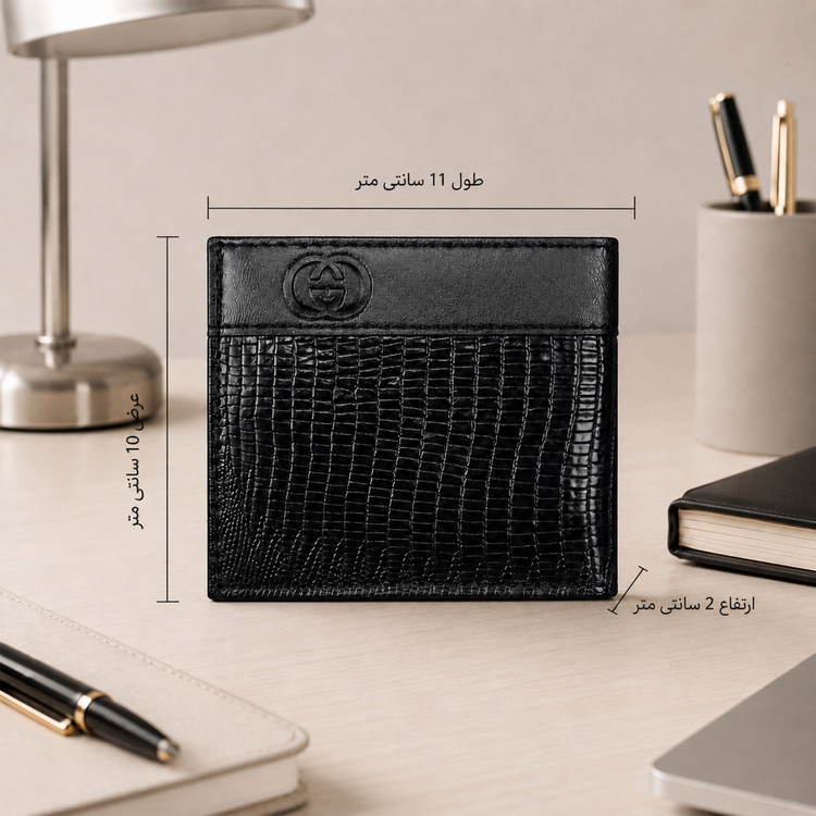 کیف پول مردانه مدل لیزارد کد K-097