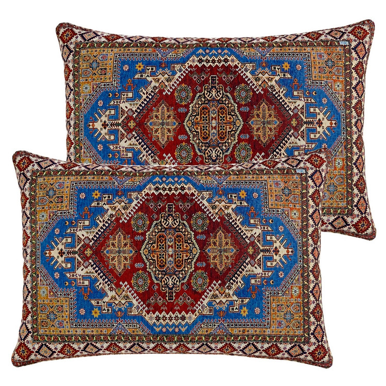 روبالشی مدل مخمل پورشه طرح کتیبه کد ROB-0056 سایز 50*70 سانتی متر بسته دو عددی