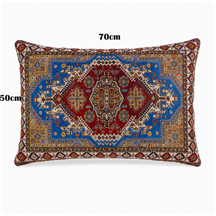 روبالشی مدل مخمل پورشه طرح کتیبه کد ROB-0056 سایز 50*70 سانتی متر بسته دو عددی